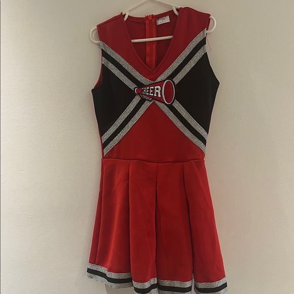 Red and Black Cheerleader Costume for Kids - Picture 1 of 6